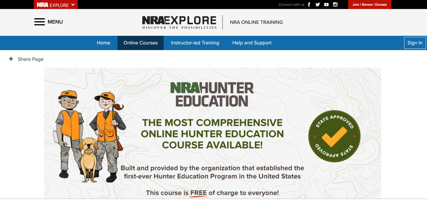 nra-hunters-leadership-forum-kansas-accepts-nra-s-free-online-hunter