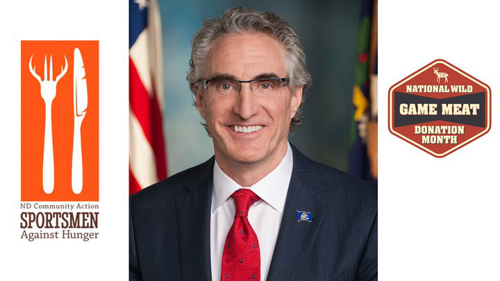 Doug Burgum, Sportsmen Against Hunger, and National Wild Game Meat Donation Month